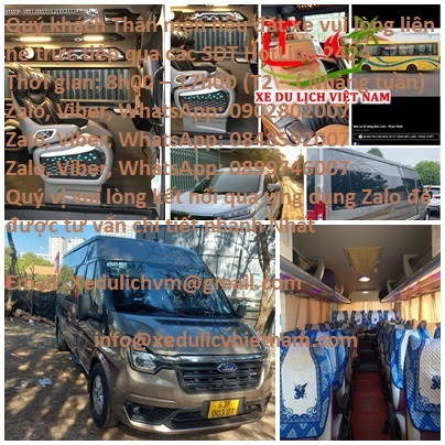 Cho Thuê Xe Mũi Né đi Sài Gòn Giá Rẻ Xe 4, 7, 16, 29, 45 Chỗ