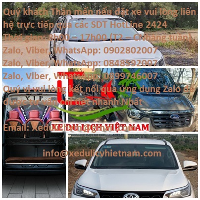 Cho Thuê Xe Mũi Né đi Sài Gòn Giá Rẻ Xe 4, 7, 16, 29, 45 Chỗ