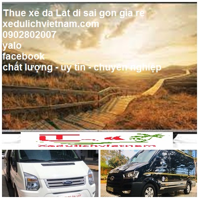 Thue xe Đà Lạt sài gòn