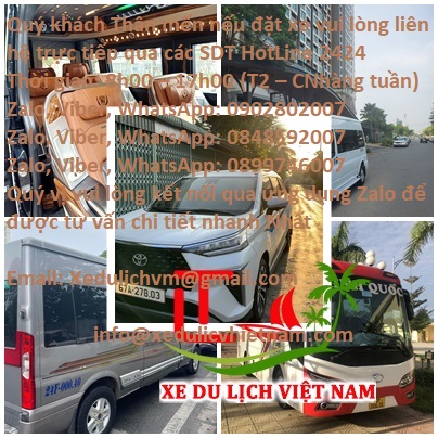 Cho Thuê Xe Mũi Né đi Sài Gòn Giá Rẻ Xe 4, 7, 16, 29, 45 Chỗ