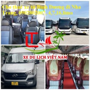 Cho Thue Xe Binh Duong Di Nha Trang