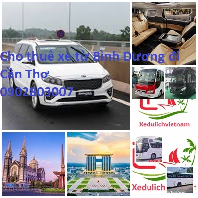 Cho Thue Xe Binh Duong Di Can Tho