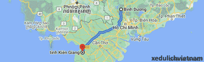 Thuê xe Bình dương Kiên Giang
