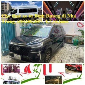 Cho Thue Xe Binh Duong Di Nha Trang