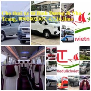 Cho Thue Xe Binh Duong Di Nha Trang
