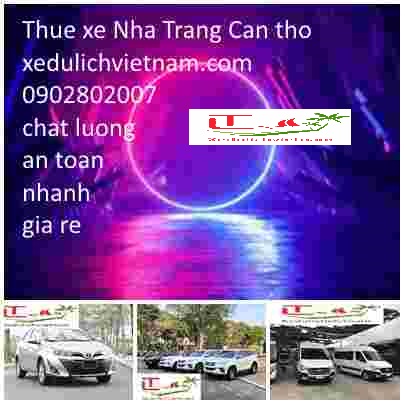 Gia Thue Xe Nha Trang Di Can Tho