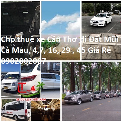 Thue Xe Can Tho Di Ca Mau