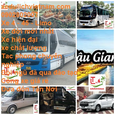 Thuê xe bạc Liêu An Giang