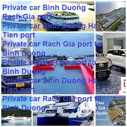 Private car Binh Duong Rach Gia