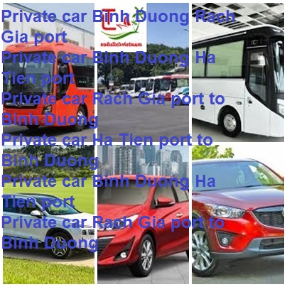 Private car Binh Duong Rach Gia