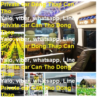 Private Car Dong Thap Can Tho