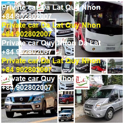 Private Car Da Lat Quy Nhon