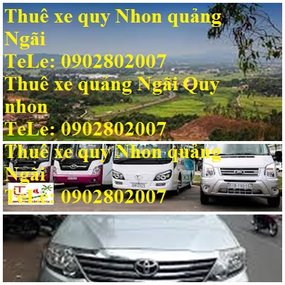 Thue Xe Quy Nhon Quang Ngai