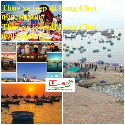 Thuê xe jeep đi Làng Chài