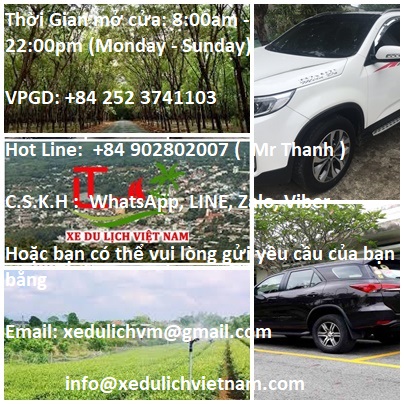 Cho Thuê Xe Hà Nội đi Bình Phước. Xe 4, 7,16, 45, Xedulichvietnam