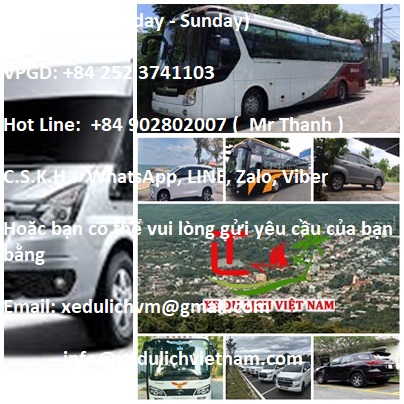 Cho Thuê Xe Hà Nội đi Bình Phước. Xe 4, 7,16, 45, Xedulichvietnam