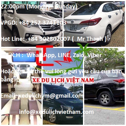 Cho Thuê Xe Hà Nội đi Bình Phước. Xe 4, 7,16, 45, Xedulichvietnam