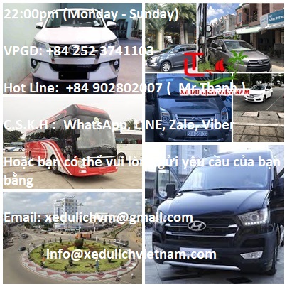 Cho Thuê Xe Hà Nội đi Bình Phước. Xe 4, 7,16, 45, Xedulichvietnam