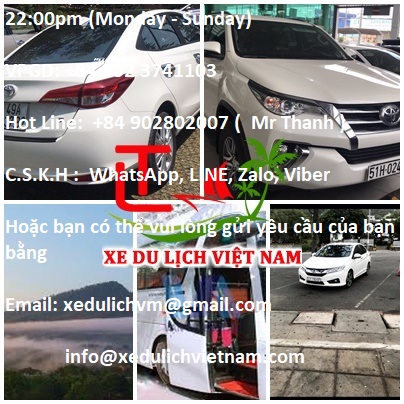 Cho Thuê Xe Hà Nội đi Bình Phước. Xe 4, 7,16, 45, Xedulichvietnam