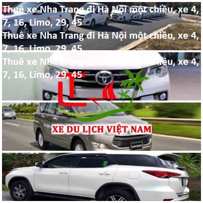 Thue Xe Nha Trang Ha Noi