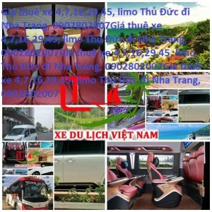 Thue Xe Thu Duc Nha Trang