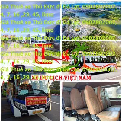 Thue Xe Thu Duc Da Lat