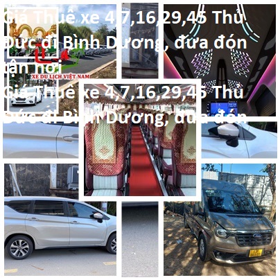 Thue Xe Thu Duc Binh Duong