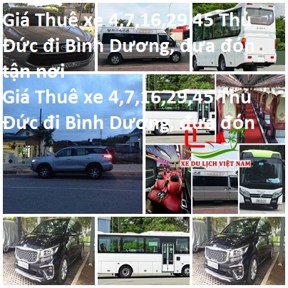 Thue Xe Thu Duc Binh Duong