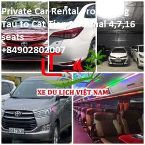 Private Car Vung Tau To Cat Tien
