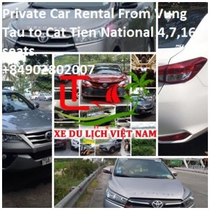 Private Car Vung Tau To Cat Tien