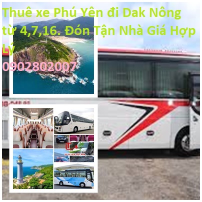Thue Xe Phu Yen Dak Nong