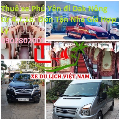 Thue Xe Phu Yen Dak Nong