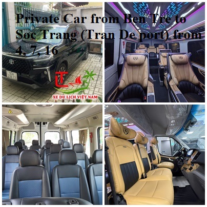 Private Car Ben Tre To Soc Trang